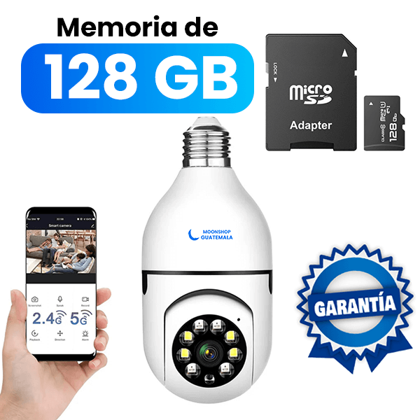 Cámara de Seguridad ORIGINAL + Memoria de 32 GB GRATIS