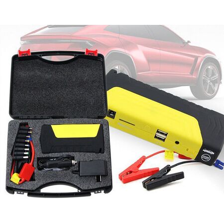 JUMPER - Arrancador Batería Para Carro, Cargador Portátil y Linterna ✨