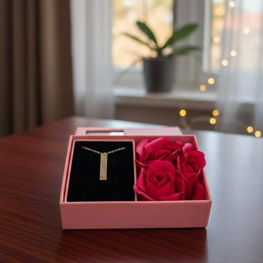 💎 Collar Con Frase I Love You Desplegable ✨💎