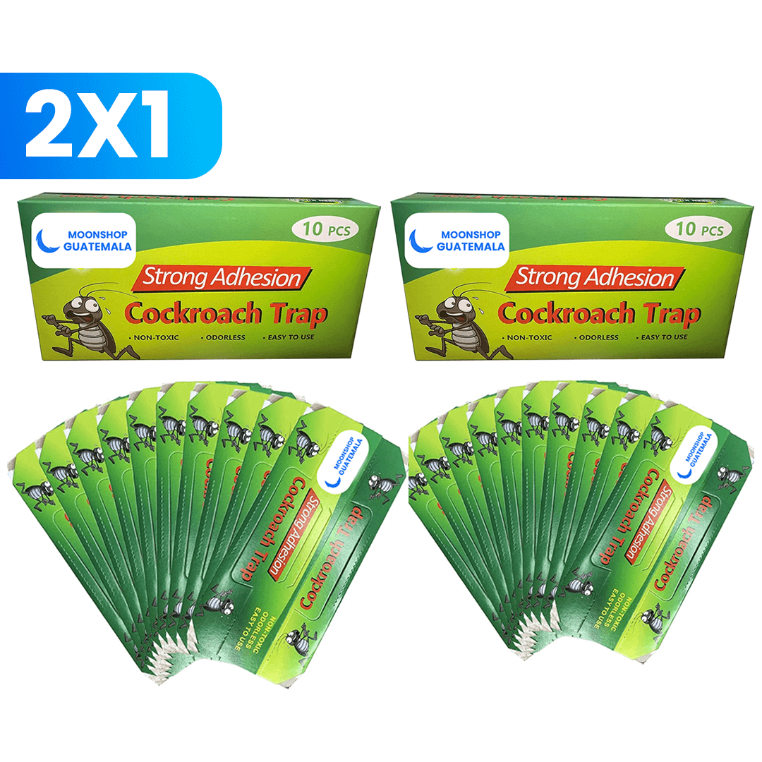 2X1🔥 Trampas para Cucarachas - 10 Trampas C/U