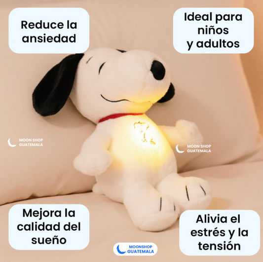 Snoopy Peluche relajante 💤 (Luz y Sonido)