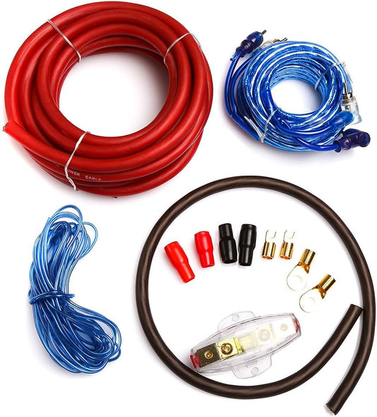 Kit Cables Para Amplificador Y Subwoofer 1500w Auto