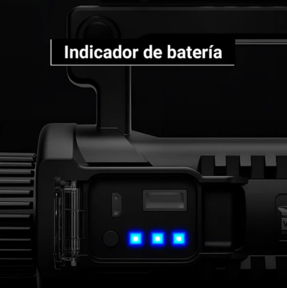 Súper Linterna De Foco Recargable con Tripode GRATIS