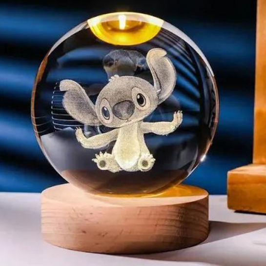 OFERTA 2x1 🔥 Esfera de Cristal con Luz 3D