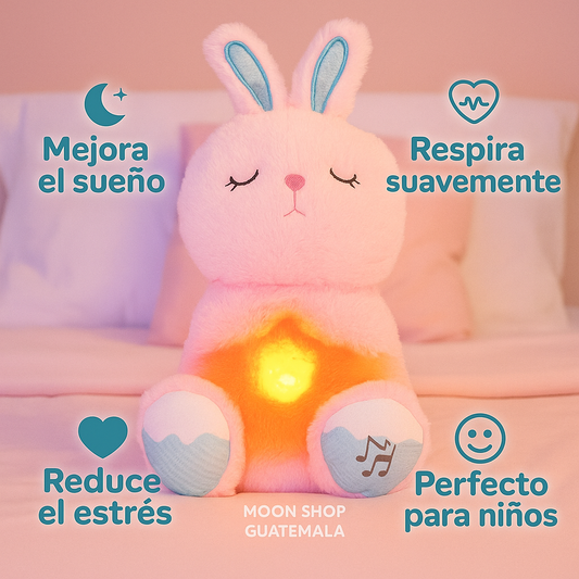 CONEJO QUE RESPIRA - Alivia la Ansiedad, Estrés y Duerme Mejor✨