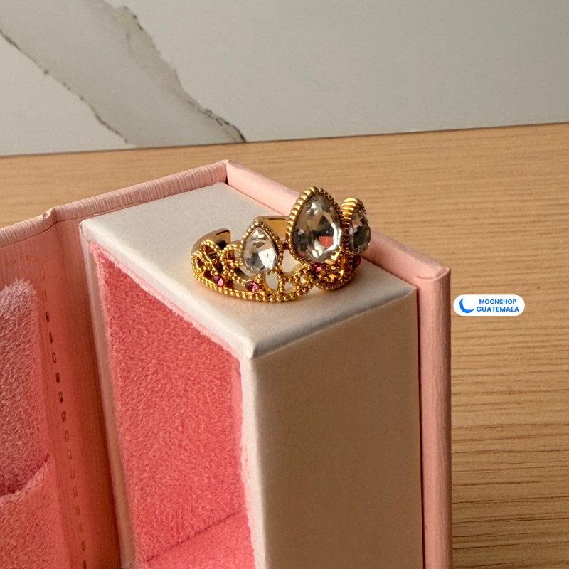 Anillo Corona de Rapunzel + Caja de Regalo en Forma de Libro — foto 7