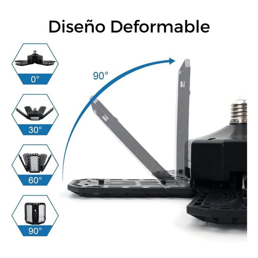 Lámpara- Nueva Versión 360º / 5 Paneles