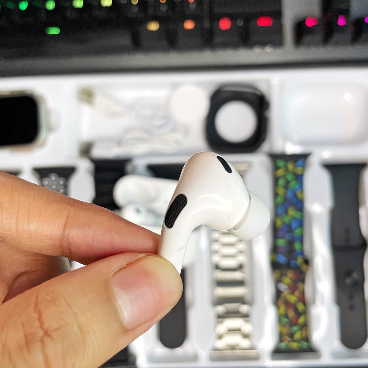 Smartwatch + 7 Pulseras + Audifonos