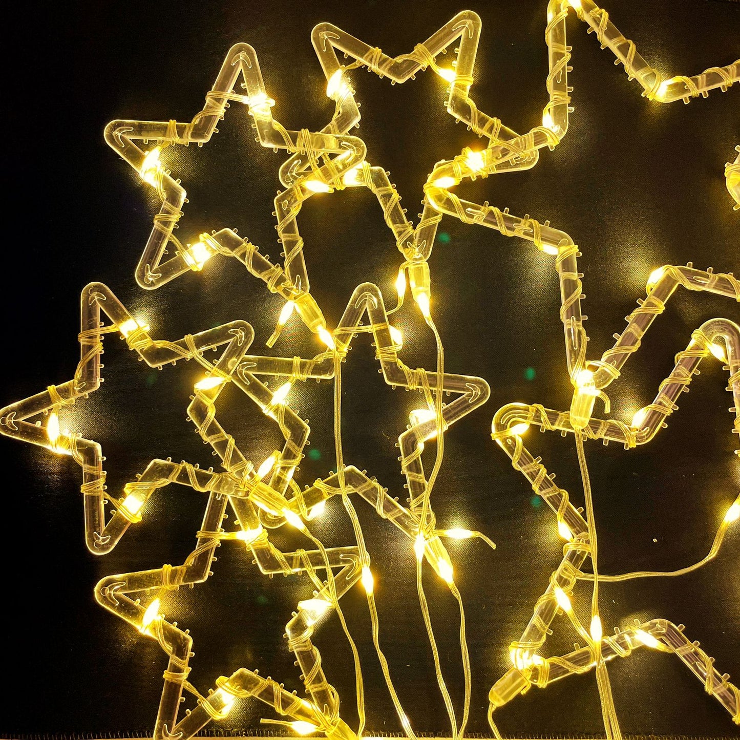 Cascada de Luces en forma de Estrella