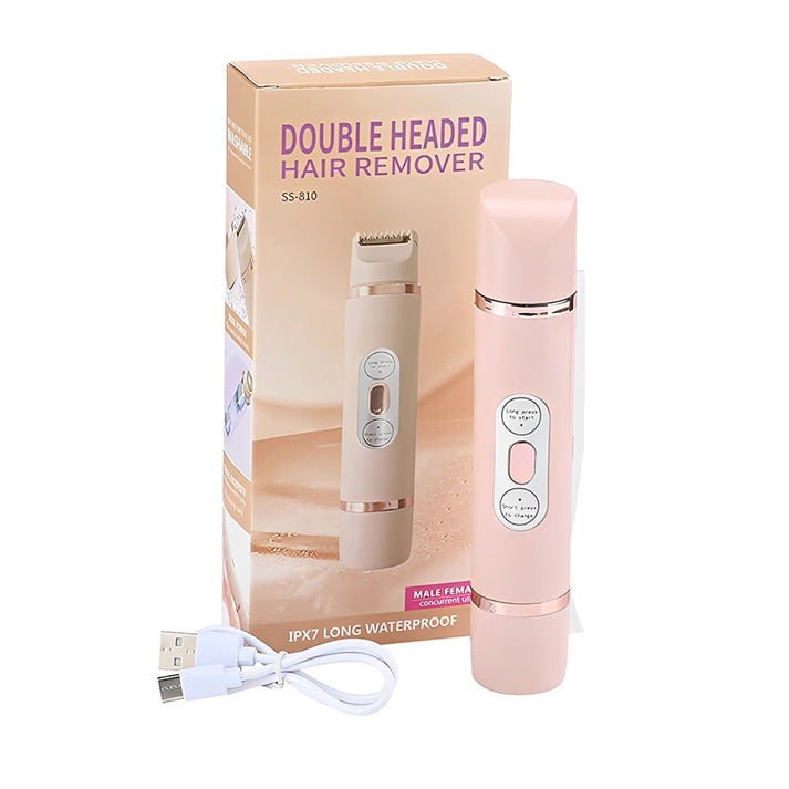 RASURADORA DOBLE ELÉCTRICA, Ideal para Rostro y Cuerpo, Sin Irritación ✨