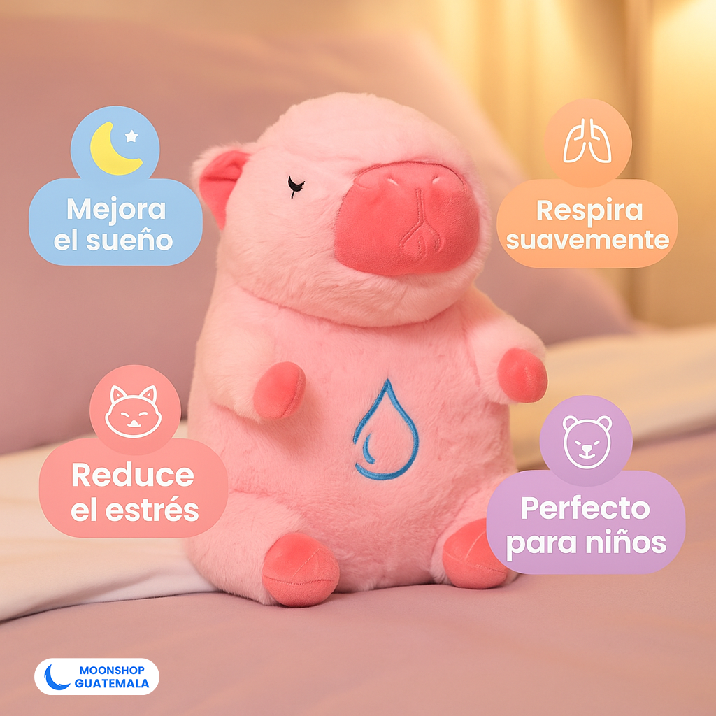 CAPIBARA QUE RESPIRA - Alivia la Ansiedad, Estrés y Duerme Mejor