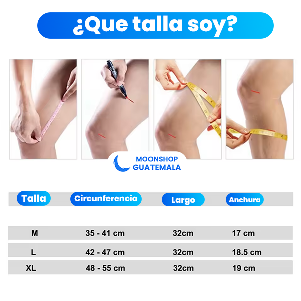 Rodillera Ortopédica con Gel y Varillas Laterales | Soporte para Dolor, Lesiones y Deporte ✨