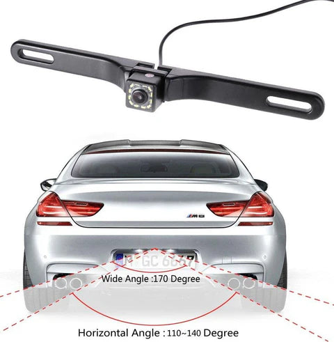 Cámara de retroceso con marco de placa