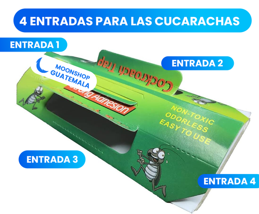 2X1🔥 Trampas para Cucarachas - 10 Trampas C/U
