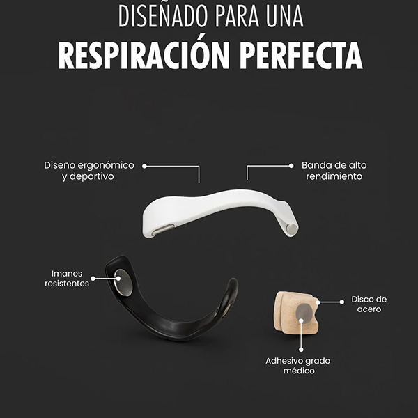 OFERTA 2X1 🔥 Tiras Magnéticas para Respirar Mejor y Eliminar Ronquidos