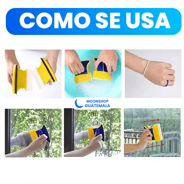 OFERTA 2X1 🔥 Limpiavidrios Magnético