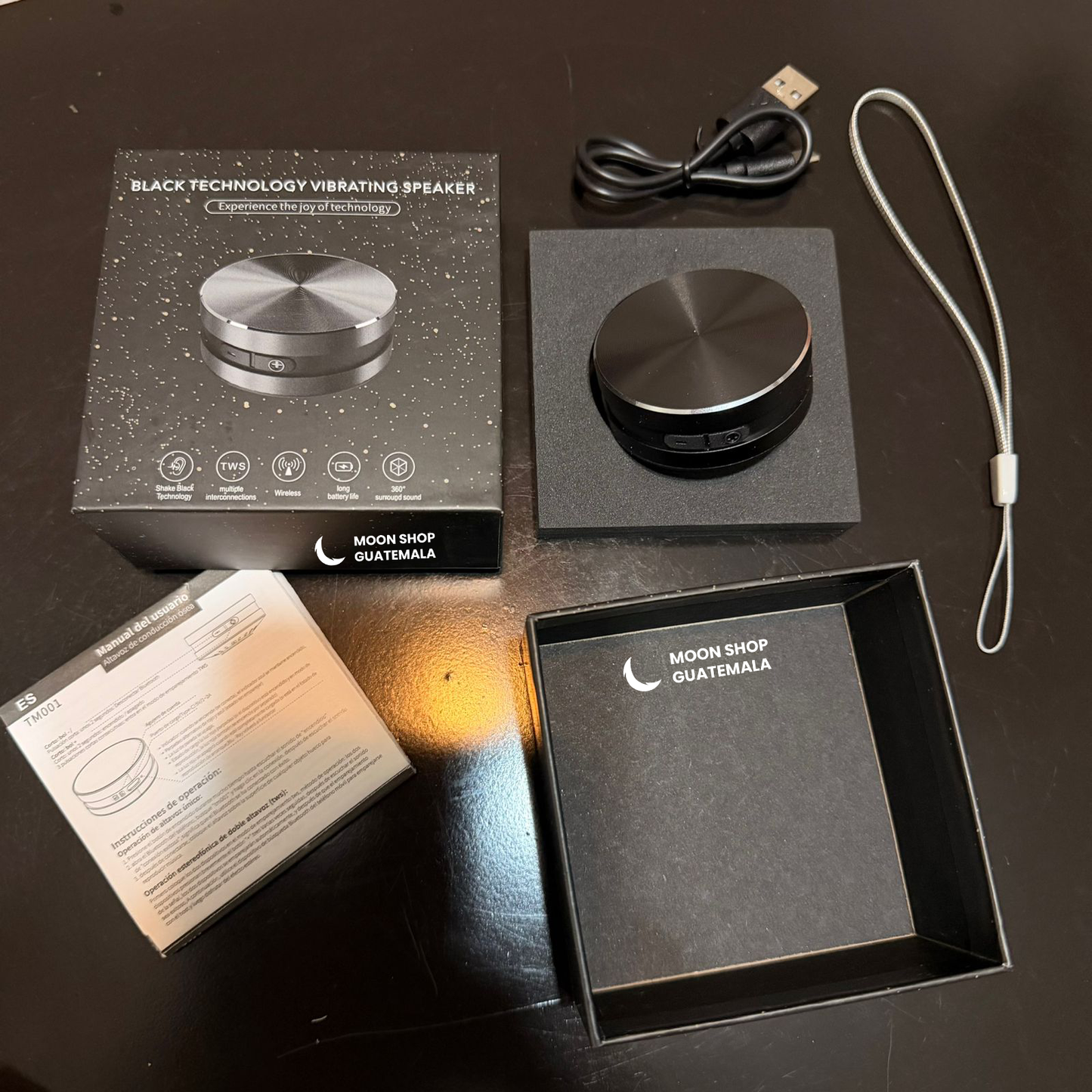 Altavoz Inalámbrico de Conducción Ósea 🔊 Sonido 8D Envolvente + Graves Potentes ✨