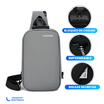 Mochila Antirrobo Slim con Candado de Contraseña, Puerto USB y Compartimento Secreto