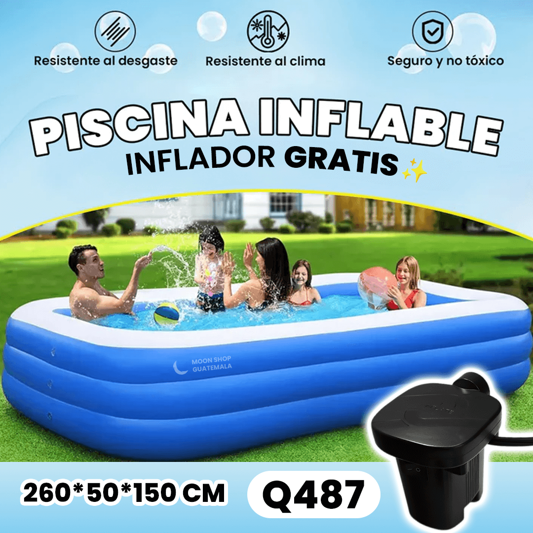PISCINA + Inflador Portátil GRATIS 💦 🎁
