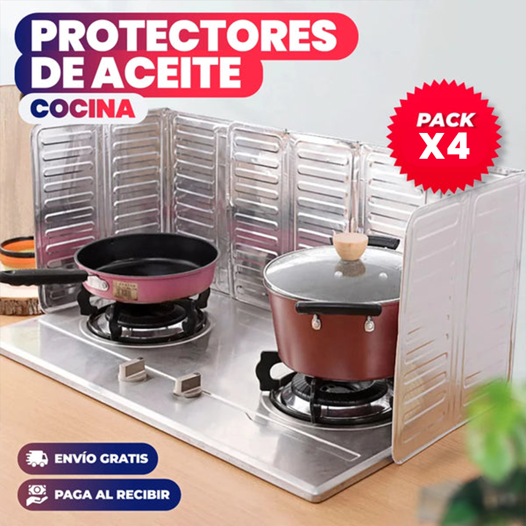 OFERTA 4X1🔥Protectores de Aceite Resistentes al Calor