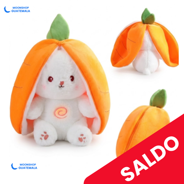 Peluche Relajante de Zanahoria con Luz y Sonido (Outlet)