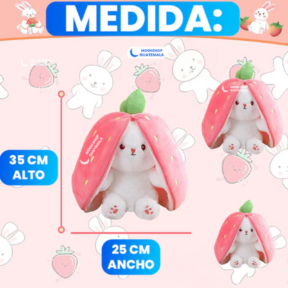 Peluche Relajante Fresa -  (Luz y Sonido). 💤