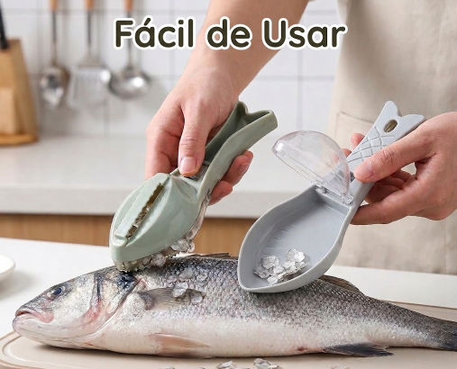 Descamador de pescado resistente ideal para salidas de pesca