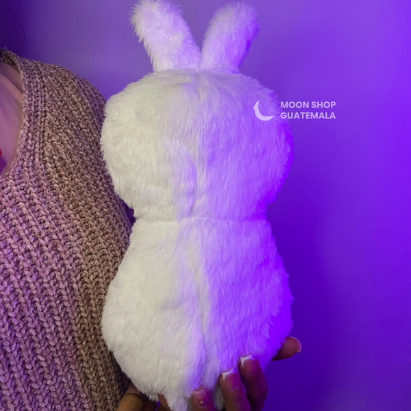 Peluche de conejo que respira que ayuda a aliviar el estrés