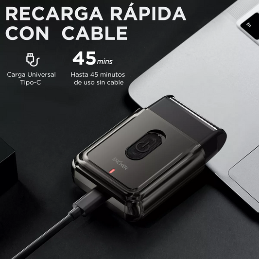 Mini Shaver - Rasuradora Eléctrica Portátil ✨ Recargable USB | Afeitado Rápido y Seguro