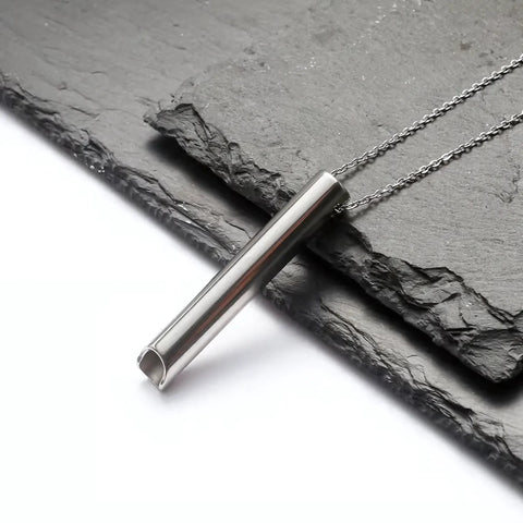 Collar de acero inoxidable que ayuda a dejar de fumar y aliviar la ansiedad