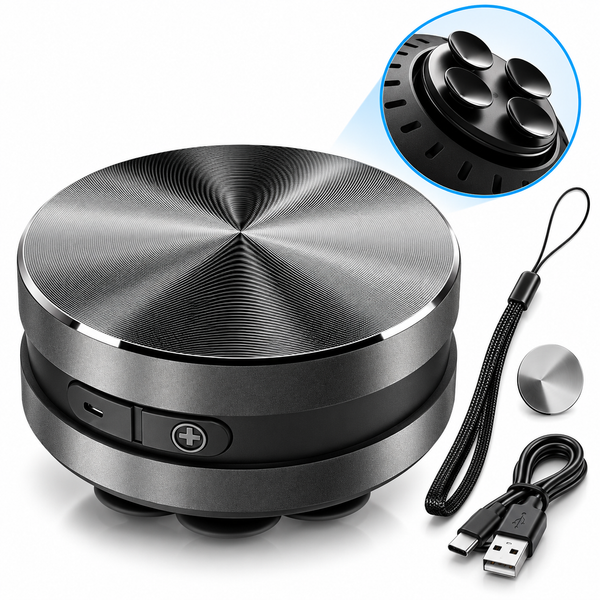 Altavoz Bluetooth Inalámbrico de Conducción Ósea con Ventosa y Correa, Sonido 8D y Carga Tipo C