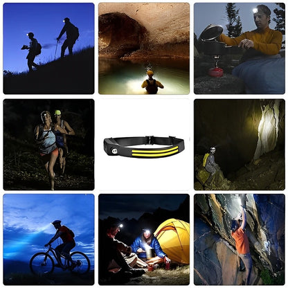 Linterna LED portátil con sensor para Cabeza