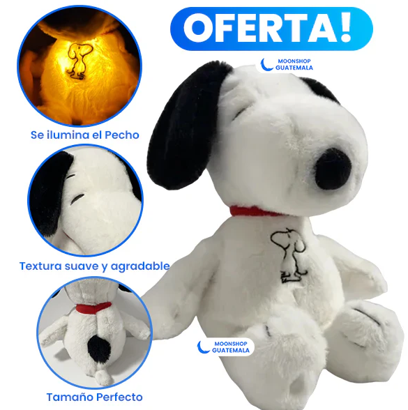 Snoopy Peluche relajante 💤 (Luz y Sonido)