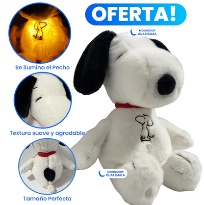 Snoopy Peluche relajante 💤 (Luz y Sonido)