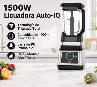 Licuadora Profesional EWTTO 1500W Trituradora de Hielo Digital