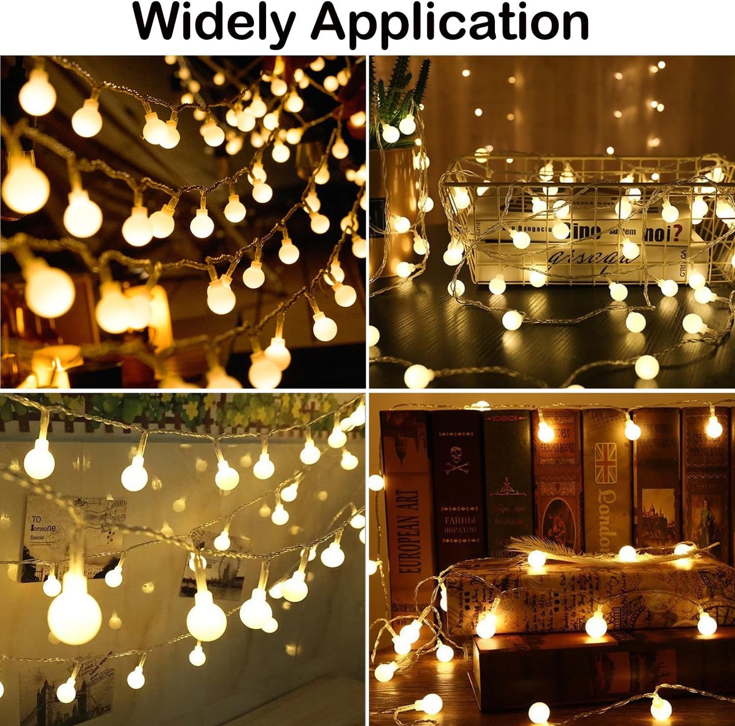 Luces LED Decorativas para Exterior - 10 Metros
