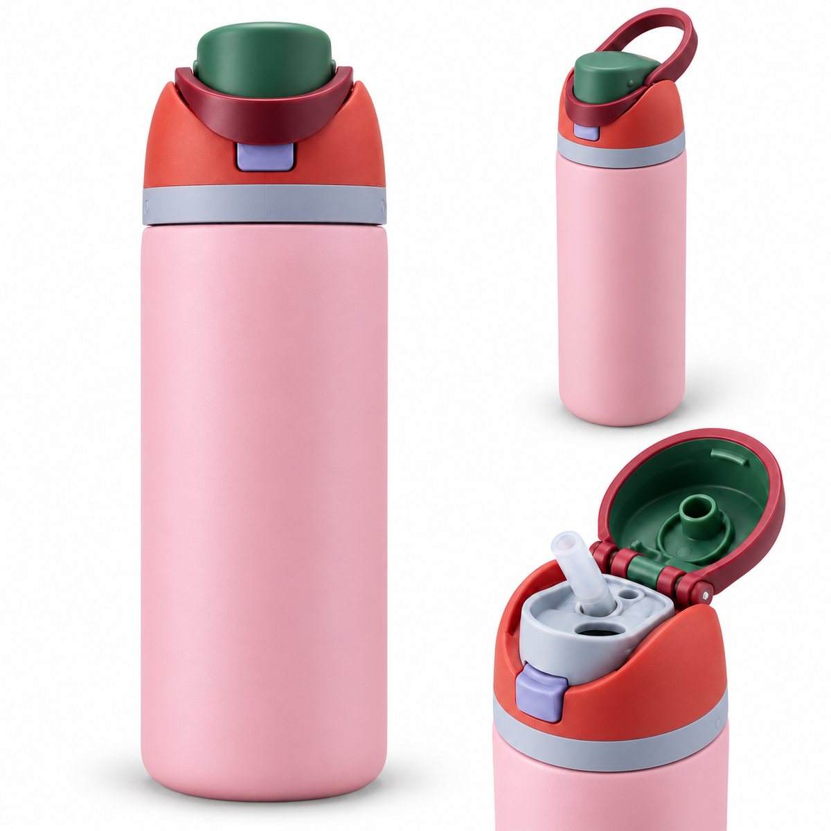 Termo Owala FreeSip Original de 24 oz (710 ml) con Pajilla Integrada, foto 8