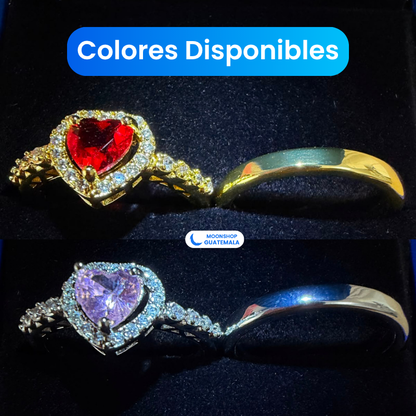 Anillos para Parejas Ajustables + Caja con Luz LED GRATIS
