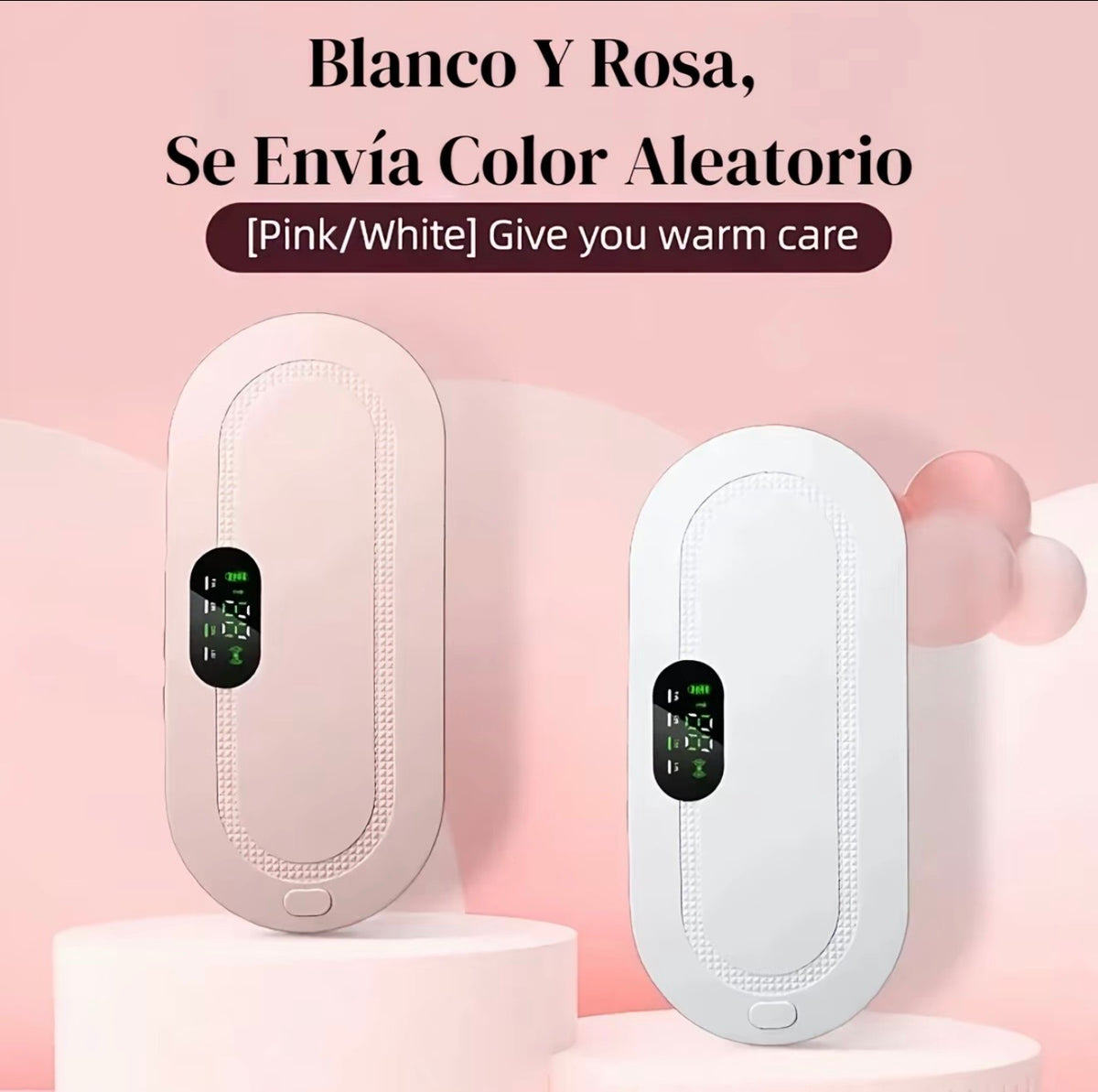 Cinturón Térmico Menstrual - Con calor y masaje 3 niveles y 4 modos, ideal para mayor comodidad durante esos días.