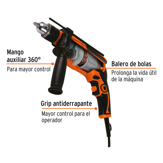 Rotomartillo 1/2", 650W, TRUPER PRO
