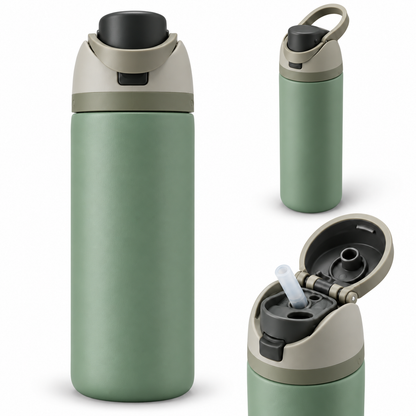 Termo Owala FreeSip Original de 24 oz (710 ml) con Pajilla Integrada, foto 9