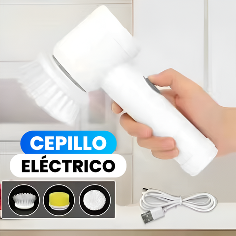 Cepillo de limpieza giratorio eléctrico recargable para el hogar