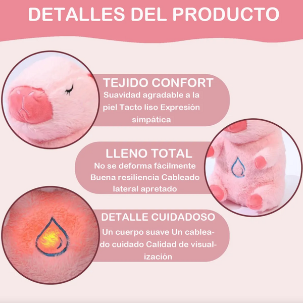 Capibara que respira que ayuda a calmar el estrés antes de dormir