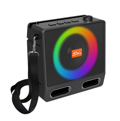 Altavoz SOLAR Inalámbrico Bluetooth con radio FM, portátil con correa. S407