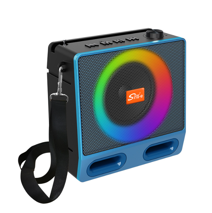 Altavoz SOLAR Inalámbrico Bluetooth con radio FM, portátil con correa. S407