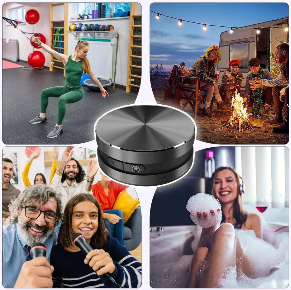 Altavoz Inalámbrico de Conducción Ósea  🔊 Sonido 8D Envolvente + Graves Potentes ✨