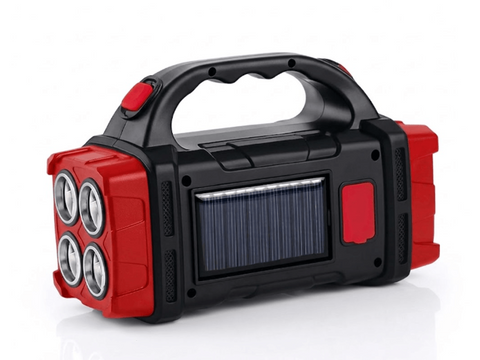Linterna Solar Led - Se recarga con el Sol y es Impermeable ✨