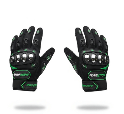 Guantes para Moto con Protección en Nudillos, Palma Antideslizante y Dedos Táctiles, XL
