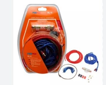 Kit Cables Para Amplificador Y Subwoofer 1500w Auto