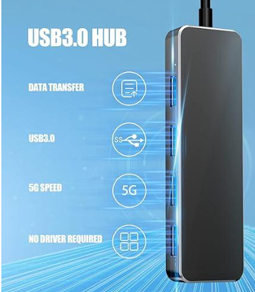 Adaptador USB 4 in 1
